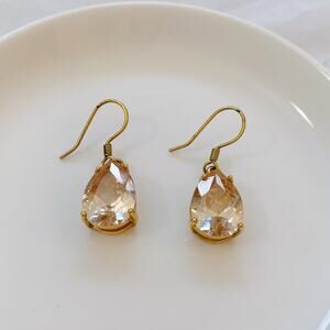 Yellow Gem Stone Earrings